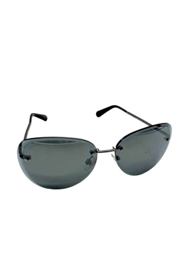 CHANEL  – SUNGLASSES ROUND BLACK - Image 5